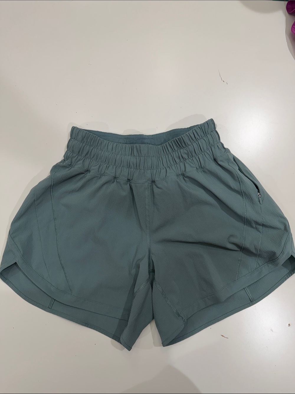 lululemon athletica Seafoam Green Athletic Shorts